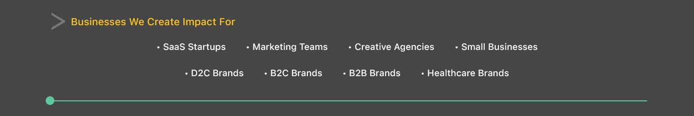 We create impact